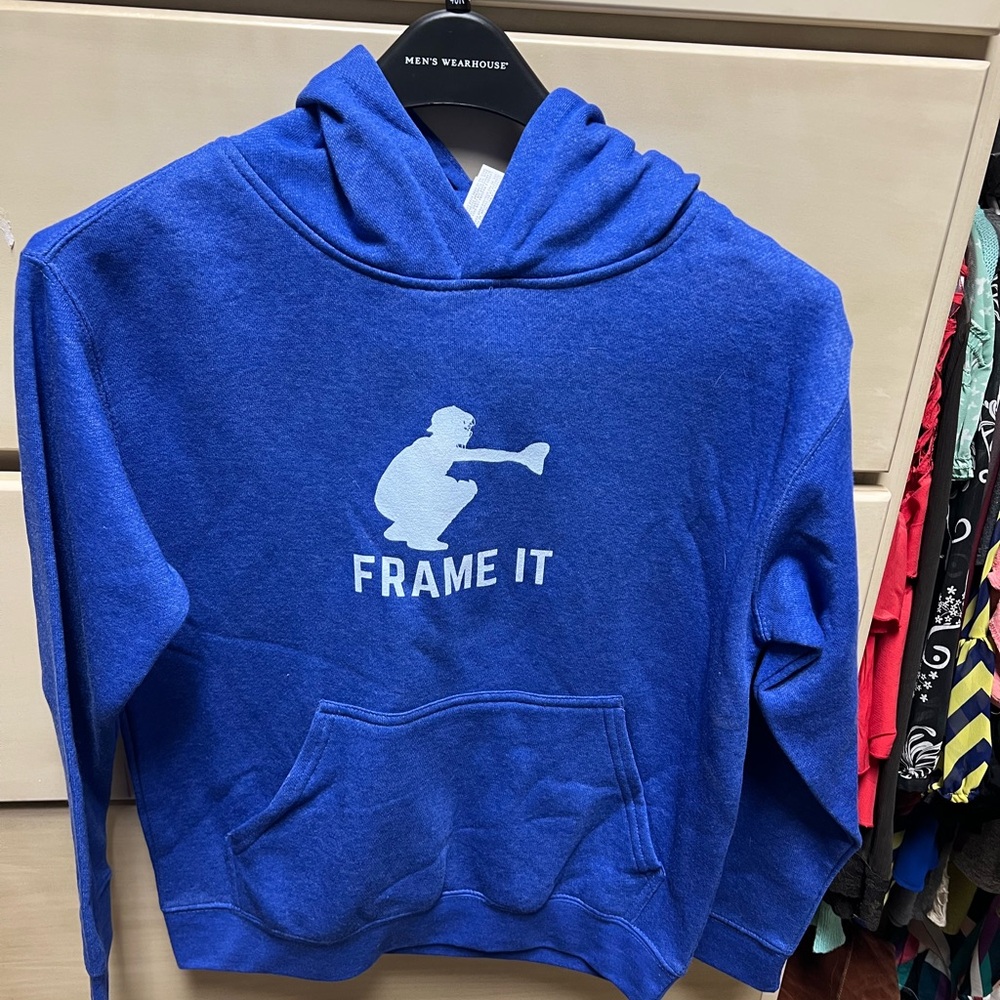 Frame Denim Royal Blue Kids Hoodie